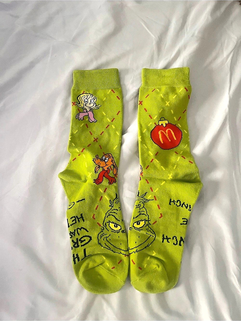 McDonald's x The Grinch Meal Socks Green